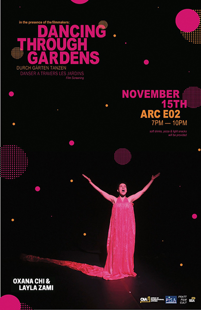 Poster Dancing Through Gardens Pratt 2018